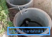 Klärgrube des selbst gemachten konkreten Rings Klärgrube des selbst gemachten konkreten Rings