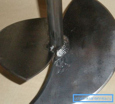 Selbst gemachter Schneckenbohrer. Selbst gemachter Schneckenbohrer.