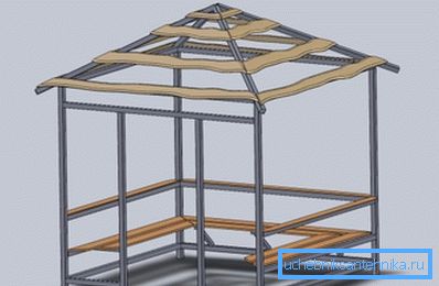 Es ist sehr einfach, aus dem Platz einen gemütlichen Pavillon zu machen. Es ist sehr einfach, aus dem Platz einen gemütlichen Pavillon zu machen.