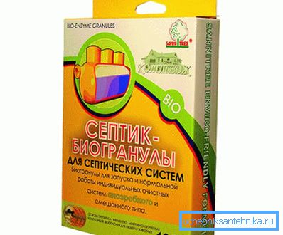 1230 Biogranulate des Septiktanks