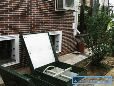 Septic nach der Installation ist abgeschlossen Septic nach der Installation ist abgeschlossen