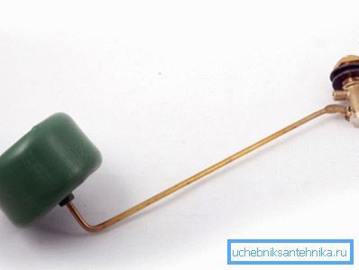 Kugelhahn mit Schwimmer für Toilettenschüssel mit Metallhebel Kugelhahn mit Schwimmer für Toilettenschüssel mit Metallhebel