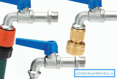 Kugelhähne für die Bewässerung. Kugelhähne für die Bewässerung.