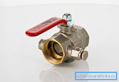 Kugelhahn mit Ablauf und Entlüftung Valtec Kugelhahn mit Ablauf und Entlüftung Valtec