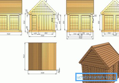Hausaufteilung mit Seitentüren Hausaufteilung mit Seitentüren