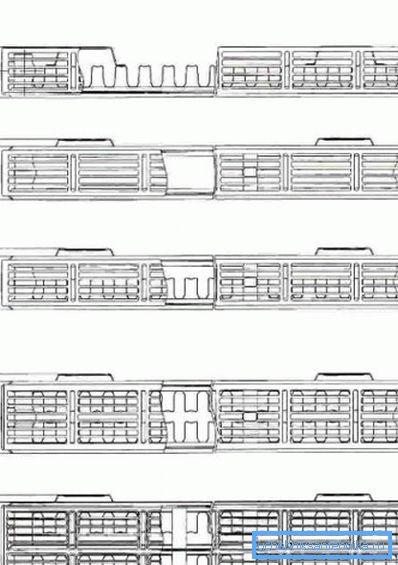 Diagramm der Prado-Heizkörperbaureihe Diagramm der Prado-Heizkörperbaureihe
