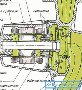 Nassrotorpumpendiagramm