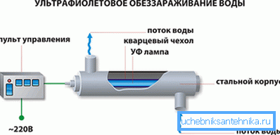 Das Schema des UV-Sterilisators Das Schema des UV-Sterilisators