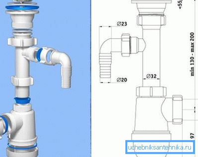 Flaschensiphon-Zusammenbau Flaschensiphon-Zusammenbau