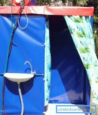 Vorhang für eine Country-Dusche aus Polyester Vorhang für eine Country-Dusche aus Polyester