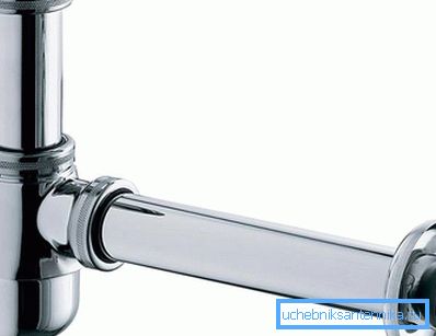 3960 Einbau des Siphons im Bad
