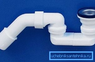 Siphon mit Wasserdichtung Siphon mit Wasserdichtung
