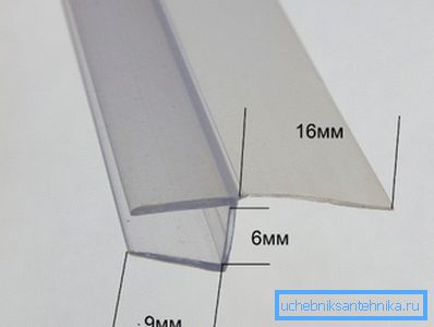 Silikonverdichter für 6 mm dickes Glas Silikonverdichter für 6 mm dickes Glas