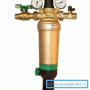 Komplexer Filter mit Rückspülsystem Komplexer Filter mit Rückspülsystem