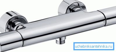Wasserhahn mit Thermostat. Wasserhahn mit Thermostat.