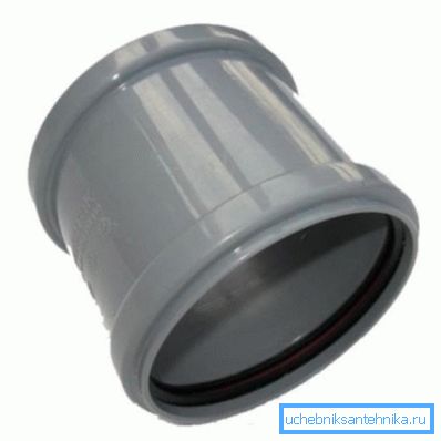 Verbindungselement für PVC-Materialien für Abwasser Verbindungselement für PVC-Materialien für Abwasser