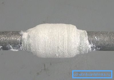 Salzbandage aus gewöhnlicher Gaze