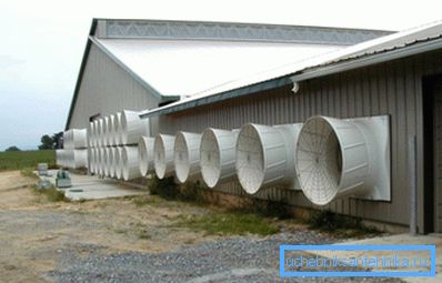 Moderne industrielle Lüftung im Sperlingshaus