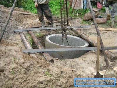 Verfahren zum Absenken von Betonringen Verfahren zum Absenken von Betonringen