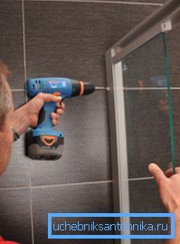 Glas ist im Profil fixiert Glas ist im Profil fixiert
