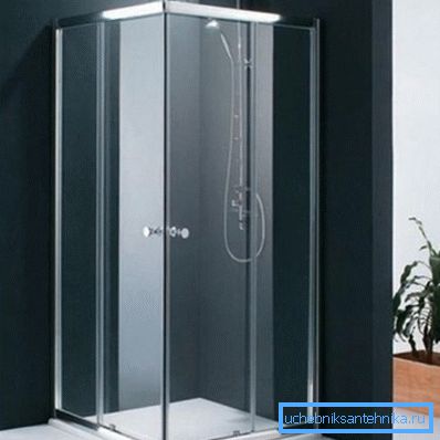 Duschkabine aus Glas 90x90 ohne Pfanne Duschkabine aus Glas 90x90 ohne Pfanne