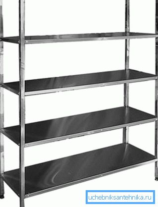 Rack-Racks bestehen aus Kernrohren Rack-Racks bestehen aus Kernrohren