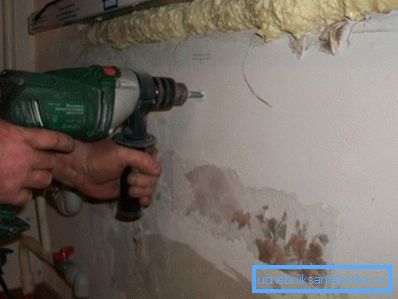Selbstbohrlöcher für die Installation von Heizgeräten Selbstbohrlöcher für die Installation von Heizgeräten