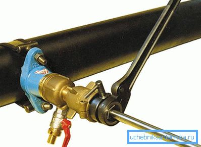Bohrrohr unter Druck Bohrrohr unter Druck