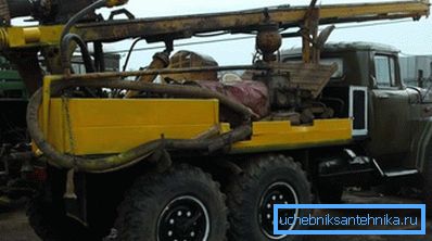 Eine solche Ausrüstung wird nur benötigt, wenn vor dem Wasser mehr als 30 Meter Boden gebohrt werden müssen. Eine solche Ausrüstung wird nur benötigt, wenn vor dem Wasser mehr als 30 Meter Boden gebohrt werden müssen.