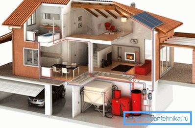 Mit solchen Geräten kann das ganze Haus beheizt werden.