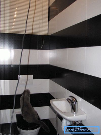 Diese Toilette sieht größer aus, als sie tatsächlich ist. Diese Toilette sieht größer aus, als sie tatsächlich ist.