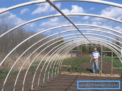 Gewächshaus-PVC-Rohre zum Selbermachen in Form einer Halbkugel Gewächshaus-PVC-Rohre zum Selbermachen in Form einer Halbkugel