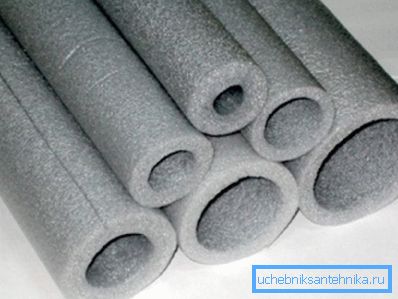 Wärmedämmung für Rohre aus Polyethylenschaum Wärmedämmung für Rohre aus Polyethylenschaum