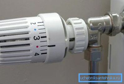 Thermostatisches Heizkörperventil mit Gasfüllung Thermostatisches Heizkörperventil mit Gasfüllung
