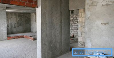 Der typische Zustand der Wohnung im Neubau. Der typische Zustand der Wohnung im Neubau.