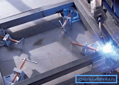 Punktfixierung in den Ecken Punktfixierung in den Ecken