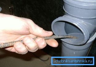 Das Kabel kann auch zum Blockieren der Steigleitung verwendet werden.
