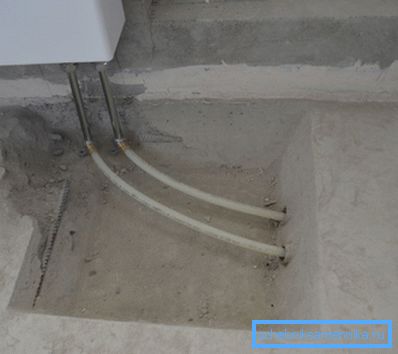 Rohre sind in der Dicke von Beton Rohre sind in der Dicke von Beton