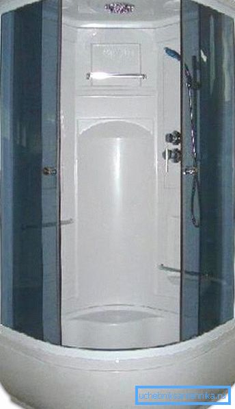 Eckdusche 200 cm hoch mit Dach