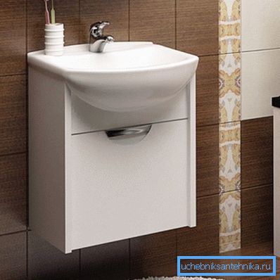 Waschbecken 50 bis 50 cm im Hängeschrank. Waschbecken 50 bis 50 cm im Hängeschrank.