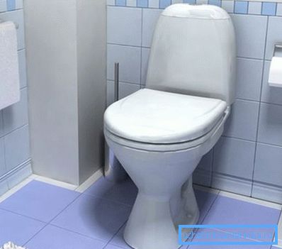 Toilette mit Spritzschutz Toilette mit Spritzschutz