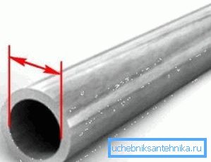 Der bedingte Durchgang entspricht ungefähr dem Innendurchmesser des Stahlrohrs. Der bedingte Durchgang entspricht ungefähr dem Innendurchmesser des Stahlrohrs.