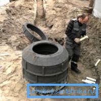 Installation eines Brunnens Installation eines Brunnens