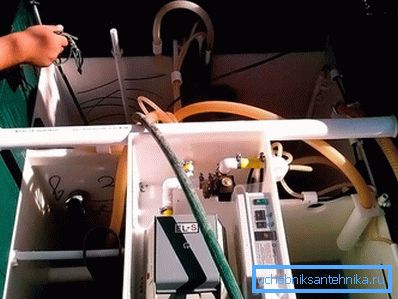 Septischer Behälter mit tiefer Drainage Septischer Behälter mit tiefer Drainage
