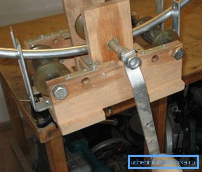 Optionale Selbstmontagevorrichtungen aus Holz und Metallrollen Optionale Selbstmontagevorrichtungen aus Holz und Metallrollen