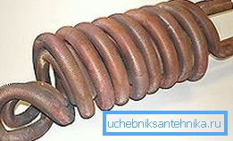 Schneckenheizkörper zur Kühlung Schneckenheizkörper zur Kühlung