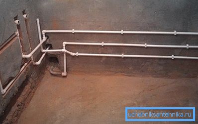 Wasserleitung aus Rohren PND PN10 Wasserleitung aus Rohren PND PN10