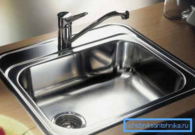 Einsteck-Spülbecken aus Edelstahl 50x50 Einsteck-Spülbecken aus Edelstahl 50x50