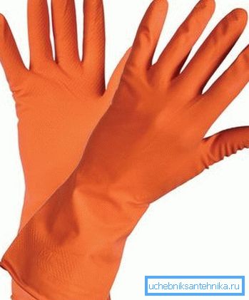 Alle Arbeiten werden nur mit Handschuhen ausgeführt! Alle Arbeiten werden nur mit Handschuhen ausgeführt!
