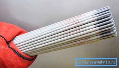 Geeignete Elektroden werden ausgewählt. Geeignete Elektroden werden ausgewählt.